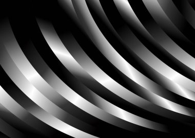 Dalgalı çizgileri olan soyut gri arkaplan, hareket desenli çizgiler ve rastgele parlayan bulanık desen., 