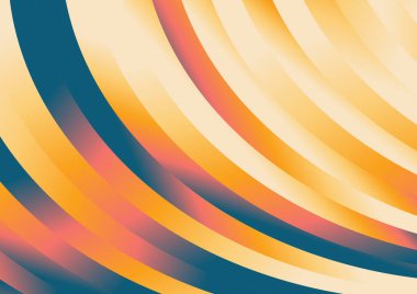 Dalgalı çizgilerle soyut renk arkaplanı, hareket desenli çizgiler ve rastgele parlayan bulanık desenler., 