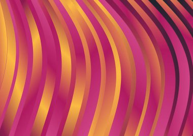 Dalgalı çizgileri olan soyut pembe arkaplan, hareket desenli çizgiler ve rastgele parlayan bulanık desenler., 