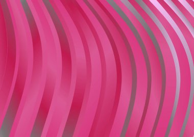 Dalgalı çizgileri olan soyut pembe arkaplan, hareket desenli çizgiler ve rastgele parlayan bulanık desenler., 