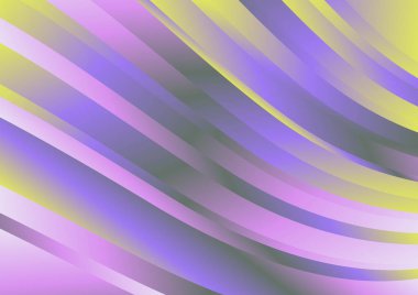 Dalgalı çizgileri olan soyut mor arkaplan, hareket desenli çizgiler ve rastgele parlayan bulanık desen., 