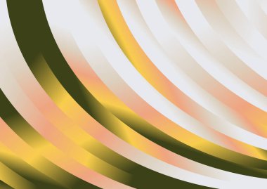 Dalgalı çizgileri olan soyut altın arkaplan, hareket desenli çizgiler ve rastgele parlayan bulanık desenler., 