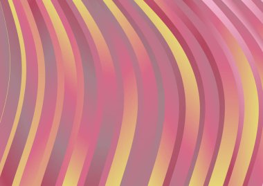 Dalgalı çizgileri olan soyut pembe arkaplan, hareket desenli çizgiler ve rastgele parlayan bulanık desenler., 