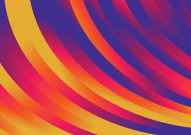 Dalgalı çizgilerle soyut renk arkaplanı, hareket desenli çizgiler ve rastgele parlayan bulanık desenler., 