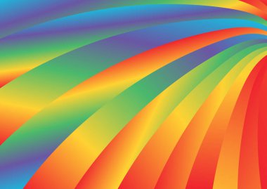 Dalgalı çizgilerle soyut renk arkaplanı, hareket desenli çizgiler ve rastgele parlayan bulanık desenler., 