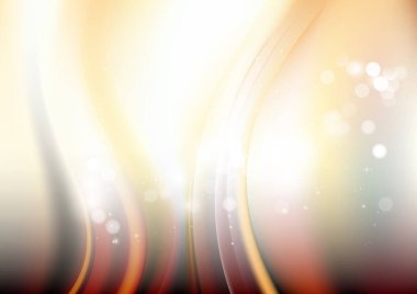 Dalgalı çizgilerle soyut renkli arkaplan, hareket desenli çizgiler ve rastgele parlayan bulanık desen., 