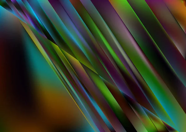 Abstracte Kleurrijke Achtergrond Met Golvende Lijnen Strepen Sjabloon Met Beweging — Stockvector