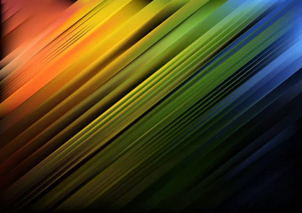 Fond Coloré Abstrait Avec Des Lignes Ondulées Modèle Rayures Avec — Image vectorielle