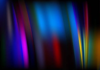 Dalgalı çizgilerle soyut renk arkaplanı, hareket desenli ipek şablon ve rastgele bulanık desenler., 