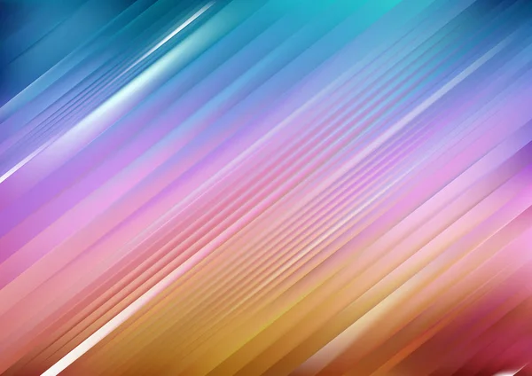 Fond Coloré Abstrait Avec Des Lignes Ondulées Modèle Rayures Avec — Image vectorielle