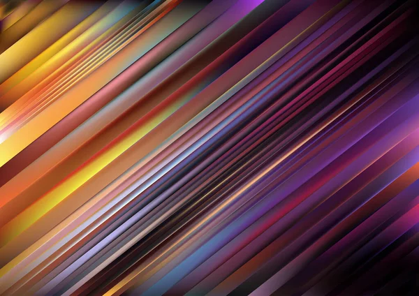 Fond Coloré Abstrait Avec Des Lignes Ondulées Modèle Rayures Avec — Image vectorielle