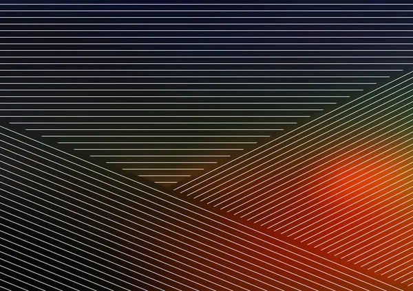 Fond Couleur Abstrait Avec Des Lignes Ondulées Avec Des Lignes — Image vectorielle