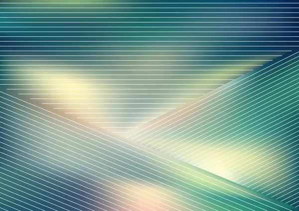 Abstrakt Färg Bakgrund Med Vågiga Linjer Med Diagonala Linjer Vitt — Stock vektor