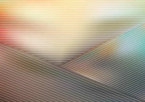 Abstrakt Färg Bakgrund Med Vågiga Linjer Med Diagonala Linjer Vitt — Stock vektor
