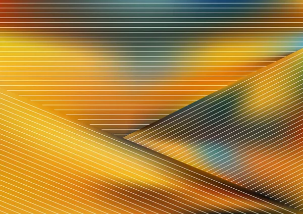 Fondo Color Abstracto Con Líneas Onduladas Con Líneas Diagonales Efecto — Vector de stock