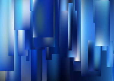 Bulanık cam efektli soyut arkaplan, hareket desenli şablon, mavi arkaplan üzerindeki bulanık desen.