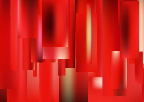 具有模糊玻璃效果的抽象背景 具有运动纹理的模板 在红色背景上随意显示模糊图案 — 图库矢量图片