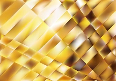 Parlak efektli soyut arkaplan, hareket desenli sarı şablon