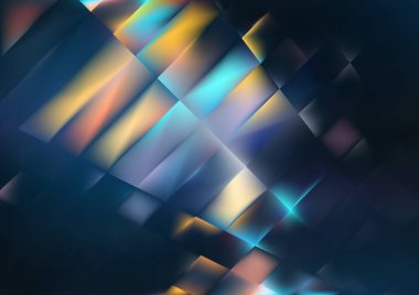 Mavi arkaplan, bulanık cam efektli soyut renk karışımı, hareket desenli şablon, bulanık desenli parlaklık