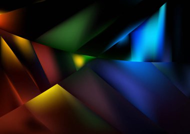 Mavi arkaplan, bulanık cam efektli soyut renk karışımı, hareket desenli şablon, bulanık desenli parlaklık