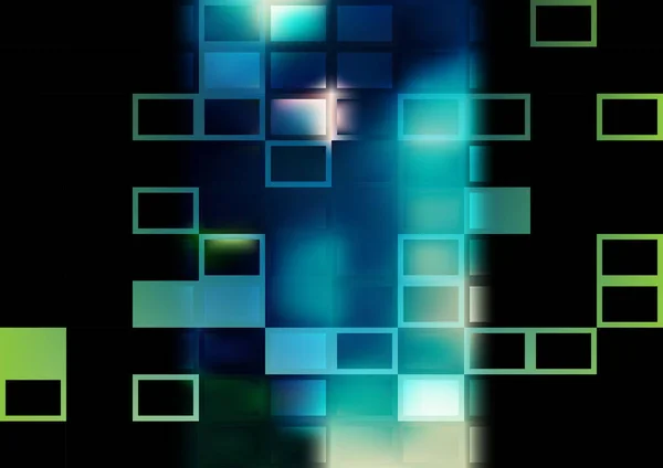 ブロックがぼやけている抽象的な色背景 — ストックベクタ