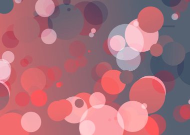 Parlak efekt çemberli soyut arkaplan, hareket desenli şablon, pembe arka planda rastgele bulanık desen.