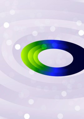 Çemberli parlak eğimli soyut arkaplan, hareket desenli renk şablonu 