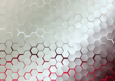 Bulanık cam efektli soyut renk arkaplanı, hareket desenli şablon, bulanık desen rastgele, altıgenli kaleydoskop deseni.