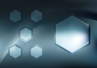 Bulanık cam efektli soyut renk arkaplanı, hareket desenli şablon, bulanık desen rastgele, altıgenli kaleydoskop deseni.