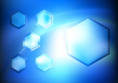 Bulanık cam efektli soyut renk arkaplanı, hareket desenli şablon, bulanık desen rastgele, altıgenli kaleydoskop deseni.