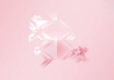 Parlak efektli soyut arkaplan, hareket desenli pembe şablon