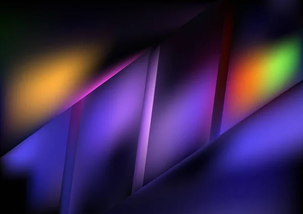 Fondo Abstracto Oscuro Con Líneas Diagonales Efecto Brillo Plantilla Color — Vector de stock