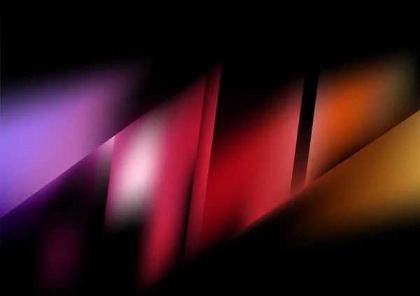 Fondo Abstracto Oscuro Con Líneas Diagonales Efecto Brillo Plantilla Color — Vector de stock