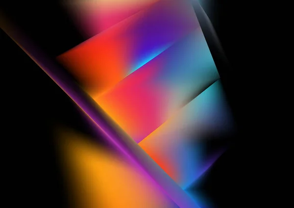 Fondo Abstracto Borroso Con Líneas Diagonales Efecto Brillante Plantilla Color — Vector de stock