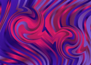 dalgalı dalgalanma çizgileri olan parlak gradyan soyut arkaplan, hareket desenli renk şablonu 