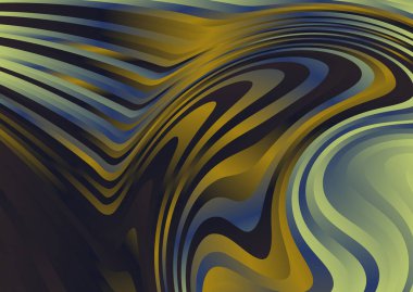 dalgalı dalgalanma çizgileri olan parlak gradyan soyut arkaplan, hareket desenli renk şablonu 