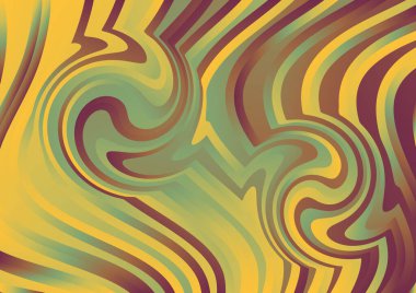 dalgalı dalgalanma çizgileri olan parlak gradyan soyut arkaplan, hareket desenli renk şablonu 