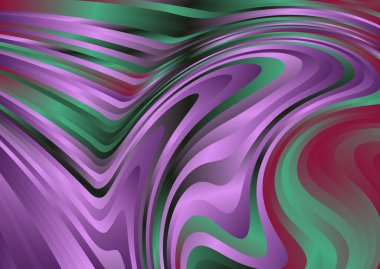 dalgalı dalgalanma çizgileri olan parlak gradyan soyut arkaplan, hareket desenli renk şablonu 