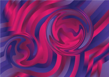 dalgalı dalgalanma çizgileri olan parlak gradyan soyut arkaplan, hareket desenli renk şablonu 