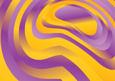 dalgalı dalgalanma çizgileri olan parlak gradyan soyut arkaplan, hareket desenli renk şablonu 