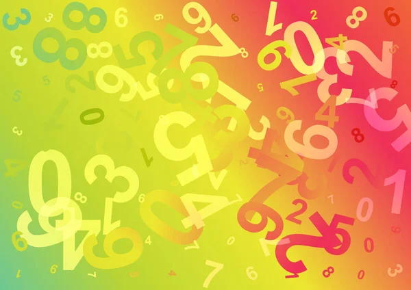 abstract numbers background