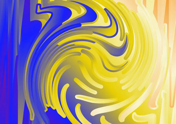 Яркий Градиентный Абстрактный Фон Волнистыми Линиями Цветовой Шаблон Текстурой Движения — стоковый вектор