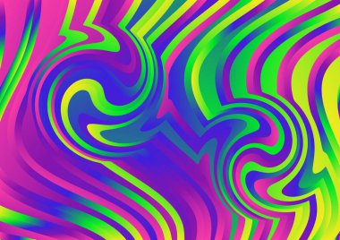 parlak gradyan soyut arkaplan dalgalı çizgiler, hareket desenli renk şablonu 