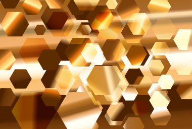 Kopya alanı, vektör illüstrasyon deseni olan soyut yaratıcı altın arkaplan