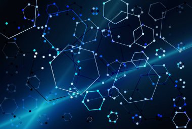 Kopya alanı, vektör illüstrasyon deseni olan soyut yaratıcı arkaplan