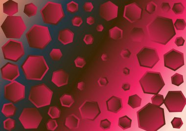 yaratıcı soyut parçacıklar arka plan, vektör illüstrasyon deseni