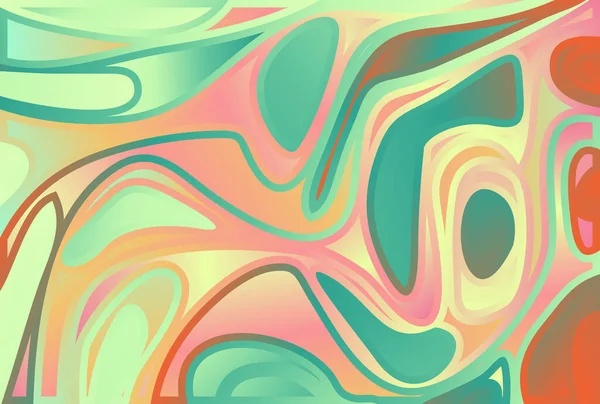 Kleurrijke Trippy Achtergrond Vector Illustratie Patroon — Stockvector