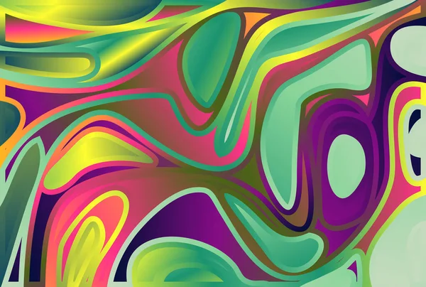Kleurrijke Trippy Achtergrond Vector Illustratie Patroon — Stockvector