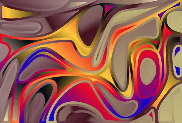 Fond Trippy Coloré Motif Illustration Vectorielle — Image vectorielle