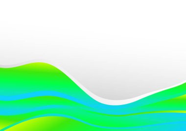 Kopyalama alanı, vektör illüstrasyon deseni olan soyut yaratıcı yeşil arkaplan